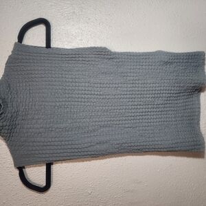 Gray Textured Sleeveless Top